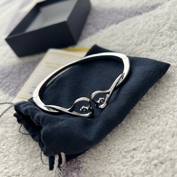 Always My Daughter Engraved Diamond Bracelet - Picture 2 of 6